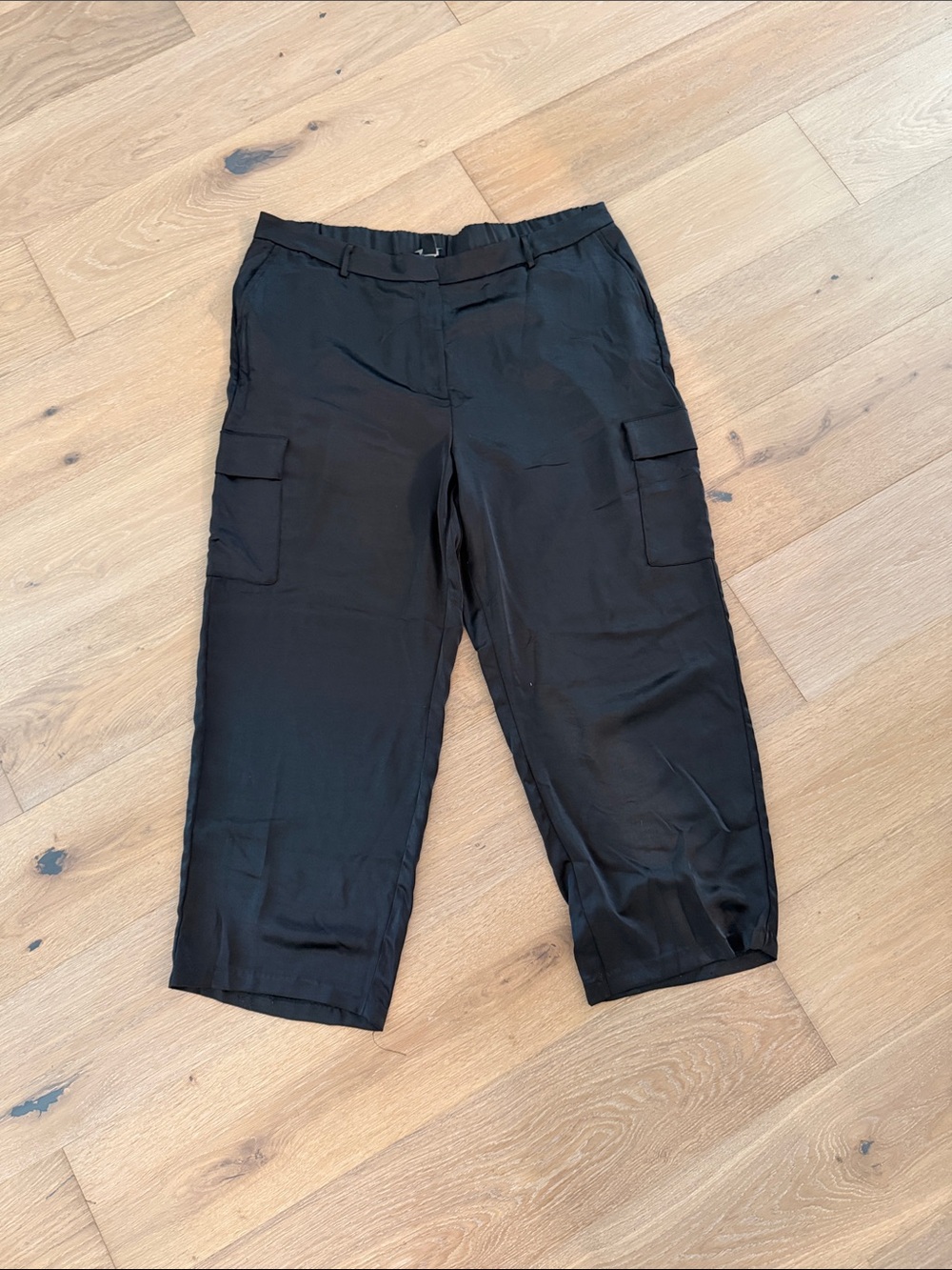 Halogen Black Silky Cargo Pants